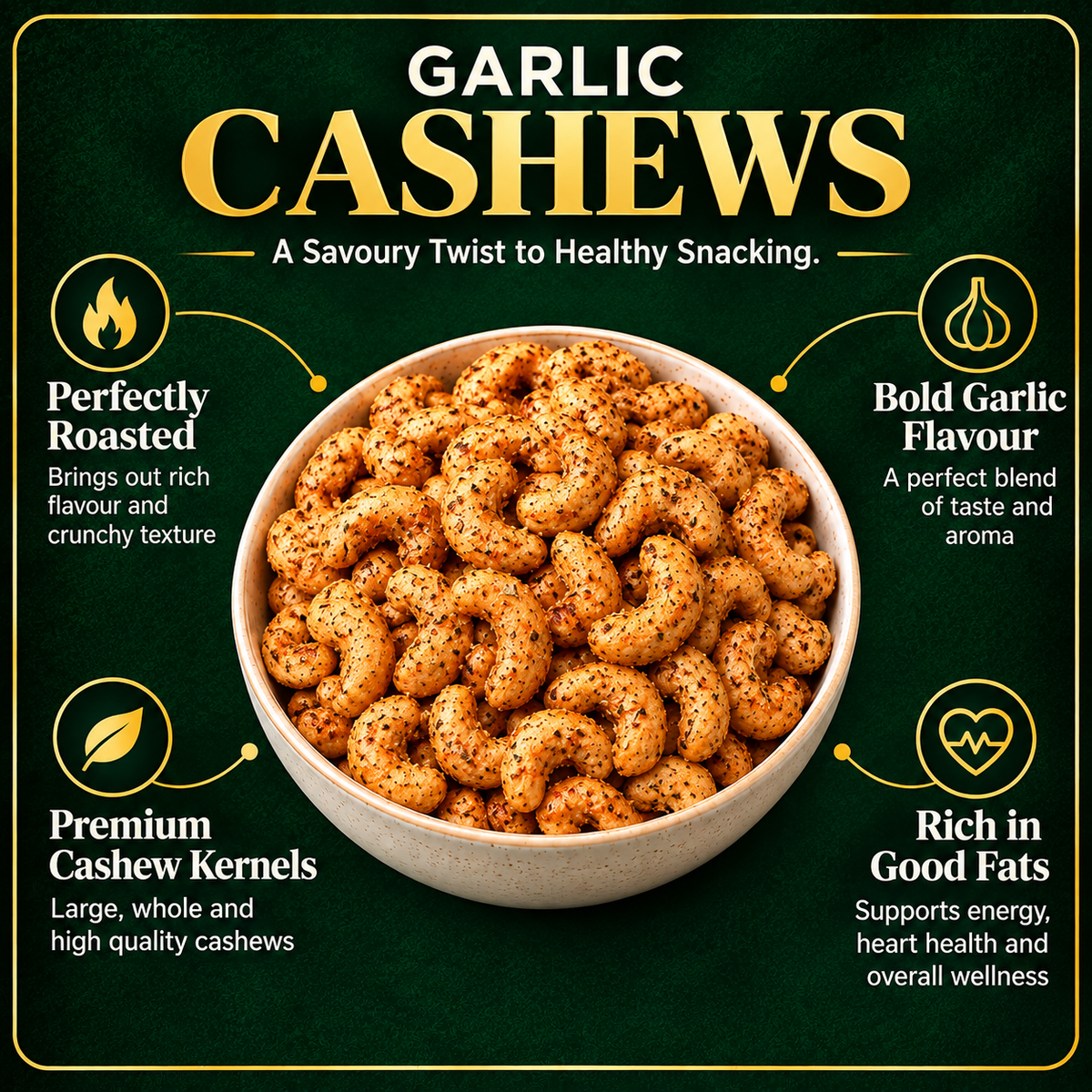 Garlic Cashews
