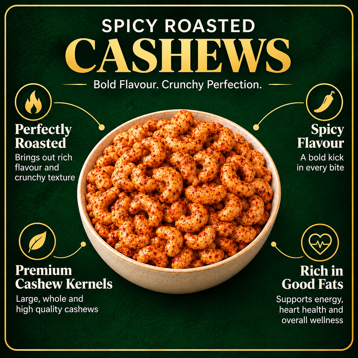 Roasted Cashews chilly