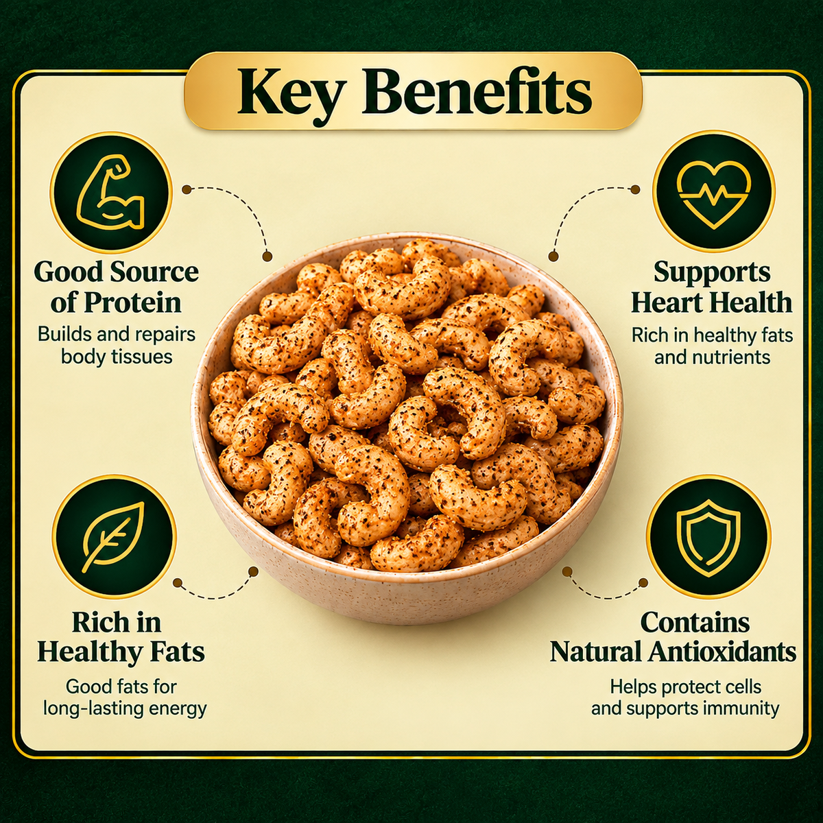 Garlic Cashews