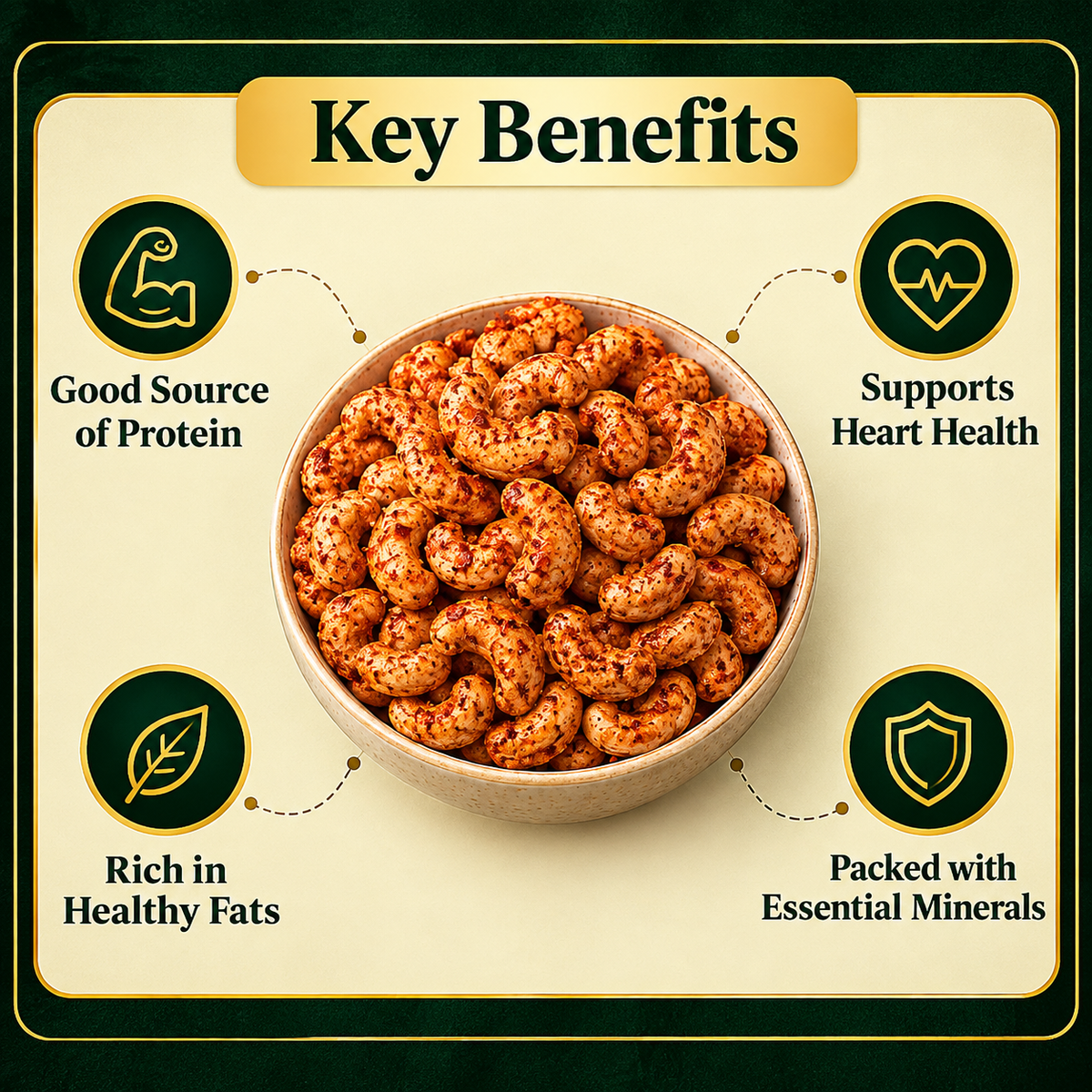 Roasted Cashews chilly
