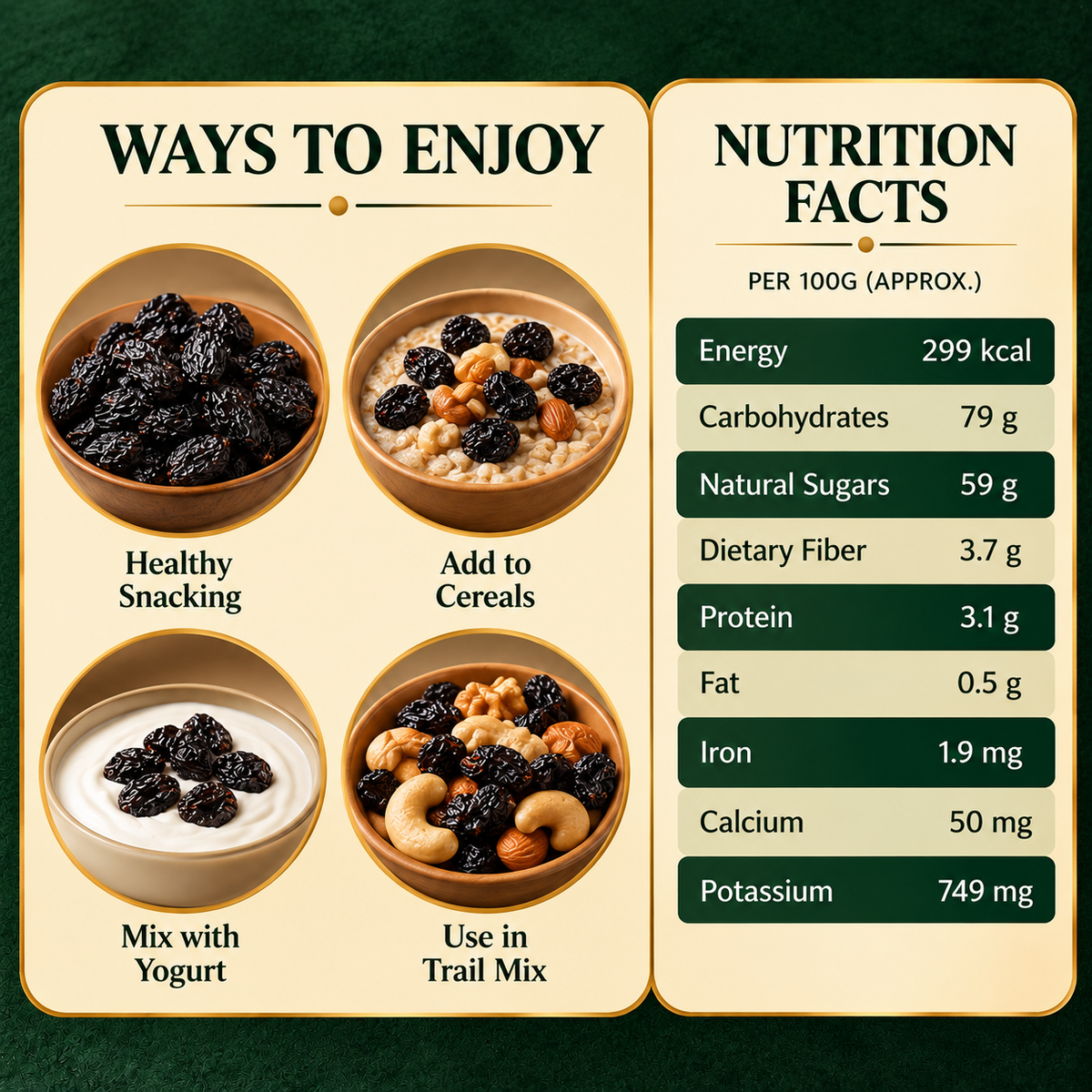 Black Raisins Seed